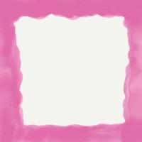 roze framerand met aquarel effect in vlakke stijl. plaats voor tekst, kopieer ruimte. sjabloonkaart, uitnodiging, omslag, poster vector