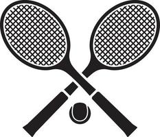 tennisracket en bal vector