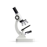 Microscope Realistic Image Single Object vector