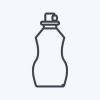 pictogram parfum 2 - lijnstijl - eenvoudige illustratie, goed voor afdrukken, aankondigingen, enz vector