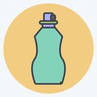 icon parfum 2 - kleur mate stijl - eenvoudige illustratie, goed voor prints, aankondigingen, enz vector