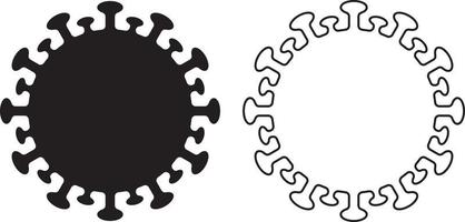 coronavirus pictogram vector