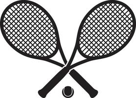 tennisracket en bal vector