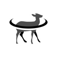 illustratie vectorafbeelding van herten logo. perfect te gebruiken voor technologiebedrijf vector