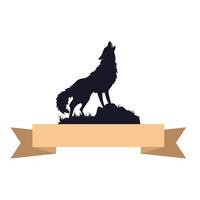 illustratie vectorafbeelding van wolf logo. perfect te gebruiken voor technologiebedrijf vector