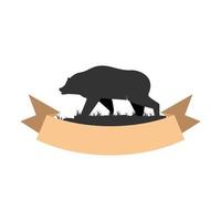 illustratie vectorafbeelding van grizzly beer logo. perfect te gebruiken voor technologiebedrijf vector