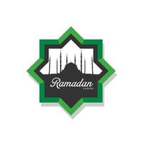 ramadan kareem logo vector