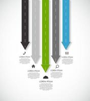 infographic sjablonen voor zakelijke vectorillustratie. eps10 vector