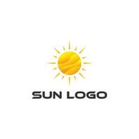 zon logo creatief ontwerp vector