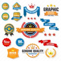 Vintage Retro Vector Logo voor banner