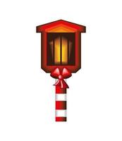 kerst lamp decoratie vector