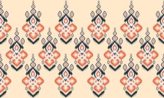 geometrische etnische patroon oosters. naadloos patroon. ontwerp voor stof, gordijn, achtergrond, tapijt, behang, kleding, inwikkeling, batik, stof, vectorillustratie. patroon hok vector