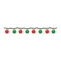 kerst elementen decoratie. illustratie vectorafbeelding van kerstbal met rode en groene kleuren vector