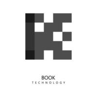 boek technologie icoon. trendy platte vector boek technologie pictogram op witte achtergrond, vectorillustratie kan worden gebruikt voor web en mobiel