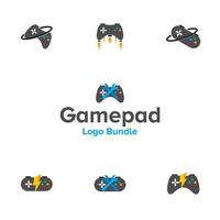 illustratie vectorafbeelding van gamepad-logo vector