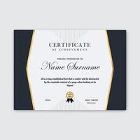 award diploma certificaat ontwerpsjabloon vector