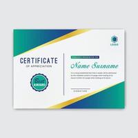 award diploma certificaat ontwerpsjabloon vector