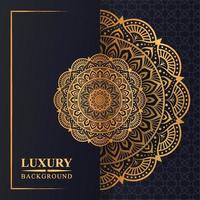 luxe mandala achtergrond met bloemen ornament patroon mandala ontwerp, vector mandala sjabloon, uitnodiging, kaarten, bruiloft, logo's, dekking, brochure, flyer