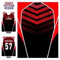 abstract concept vector jersey patroon sjabloon voor afdrukken of sublimatie sport uniformen voetbal volleybal basketbal e-sports fietsen en vissen