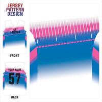 abstract concept vector jersey patroon sjabloon voor afdrukken of sublimatie sport uniformen voetbal volleybal basketbal e-sports fietsen en vissen