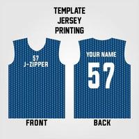 abstract concept vector jersey patroon sjabloon voor afdrukken of sublimatie sport uniformen voetbal volleybal basketbal e-sports fietsen en vissen