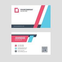 eenvoudige moderne visitekaartjesjabloon collectie premium vector