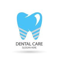 tandheelkundige kliniek logo. tand vector sjabloon, mondverzorging tandheelkundige en kliniek symboolpictogram met moderne designstijl.