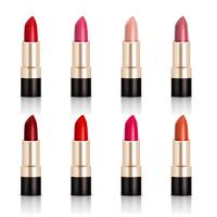 Set lippenstiftassortiment vector