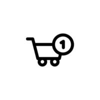winkelwagen pictogram ontwerp vector symbool winkelwagen, trolley, kopen, winkel voor e-commerce toevoegen