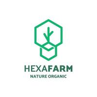 vorm boerderij logo sjabloon voor uw boerderij, tuin, biologisch product of bedrijfslogo vector