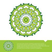 circulaire bloemen mandala kleurplaat gratis vectorillustratie vector