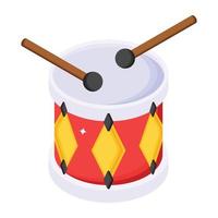 drum en snare vector