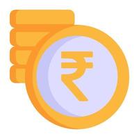 roepies en Indiase valuta vector