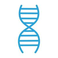 deoxyribonucleïnezuur structuur geïsoleerd pictogram vector