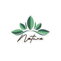 blad natuur logo en symbool voor teken milieu industrie vector