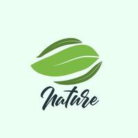 blad natuur logo en symbool voor teken milieu industrie vector