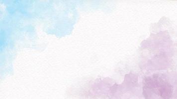 blauw en violet regenboog pastel eenhoorn girly aquarel op papier abstracte achtergrond vector