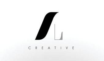 al brief logo ontwerp. creatief al letters icoon vector