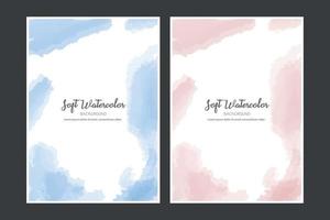 aquarel achtergrond, voor jou banner, poster, flyer en etc vector