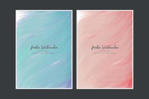 aquarel achtergrond, voor jou banner, poster, flyer en etc vector