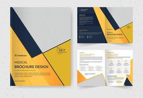 sjabloon medische brochure vector