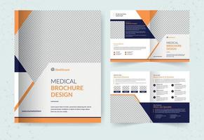 sjabloon medische brochure vector