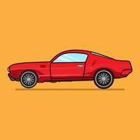 super auto cartoon vector pictogram illustratie