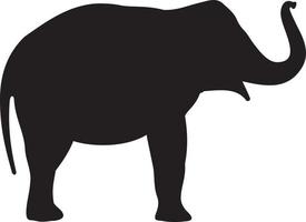 olifant silhouet vector