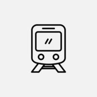 trein, locomotief, vervoer lijn pictogram, vector, illustratie, logo sjabloon. geschikt voor vele doeleinden. vector