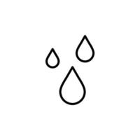 waterdrop, water, druppel, vloeibaar lijnpictogram, vector, illustratie, logo sjabloon. geschikt voor vele doeleinden. vector