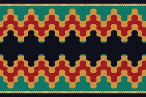 geometrische etnische patroon abstracte naadloze achtergrond rode en blauwe kleuren ontwerp om af te drukken, behang voor decoratie, stof, mode textiel achtergrond, tapijt, kleding, stof, stijl vector