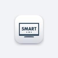 smart tv vector icoon