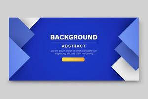 moderne vierkante abstracte banner vectorachtergrond in trendy blauwe kleur vector