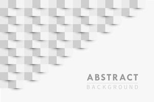 abstracte 3d wit papier vouw vector achtergrond